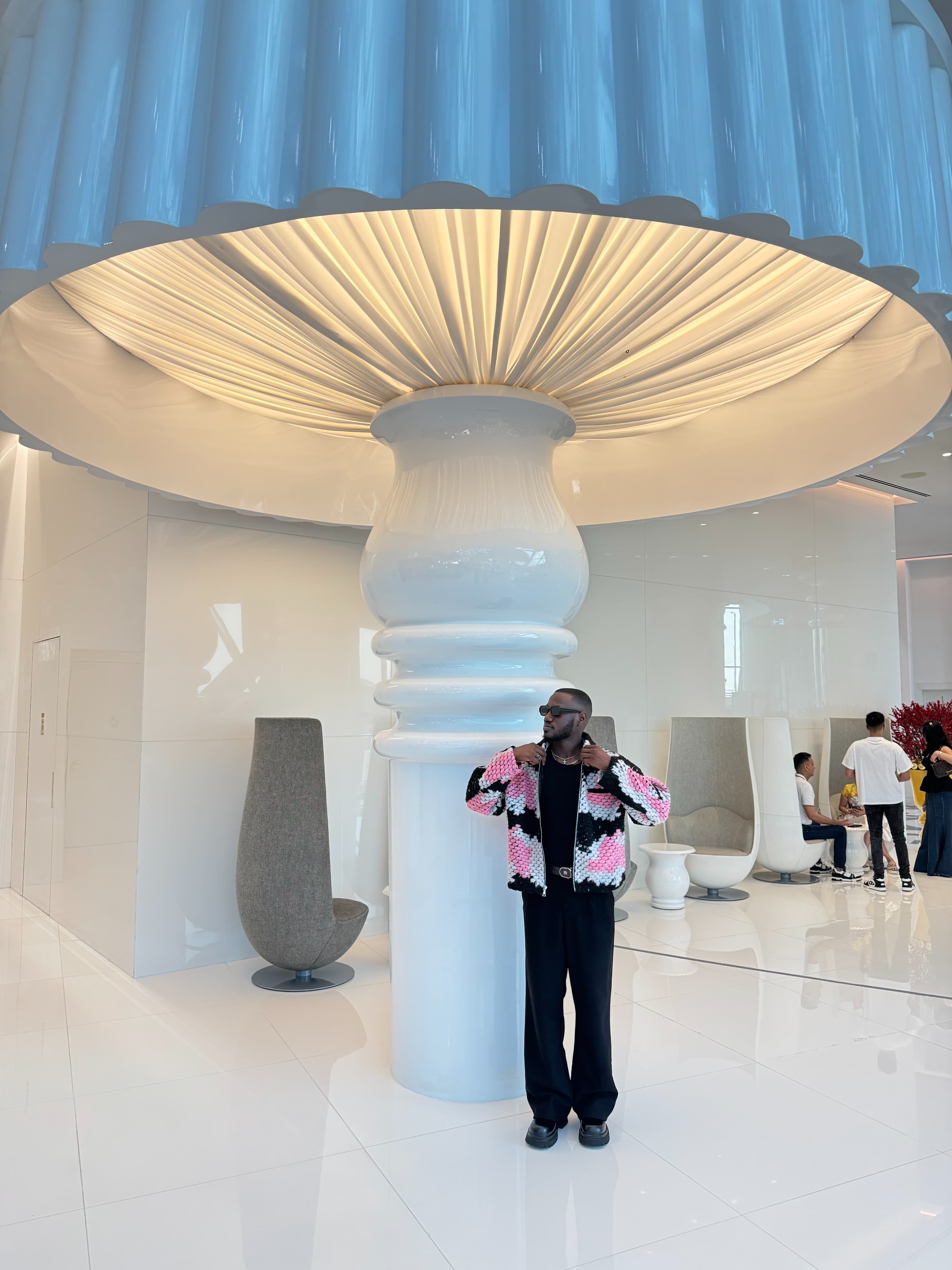Favour visiting a contemporary museum interior