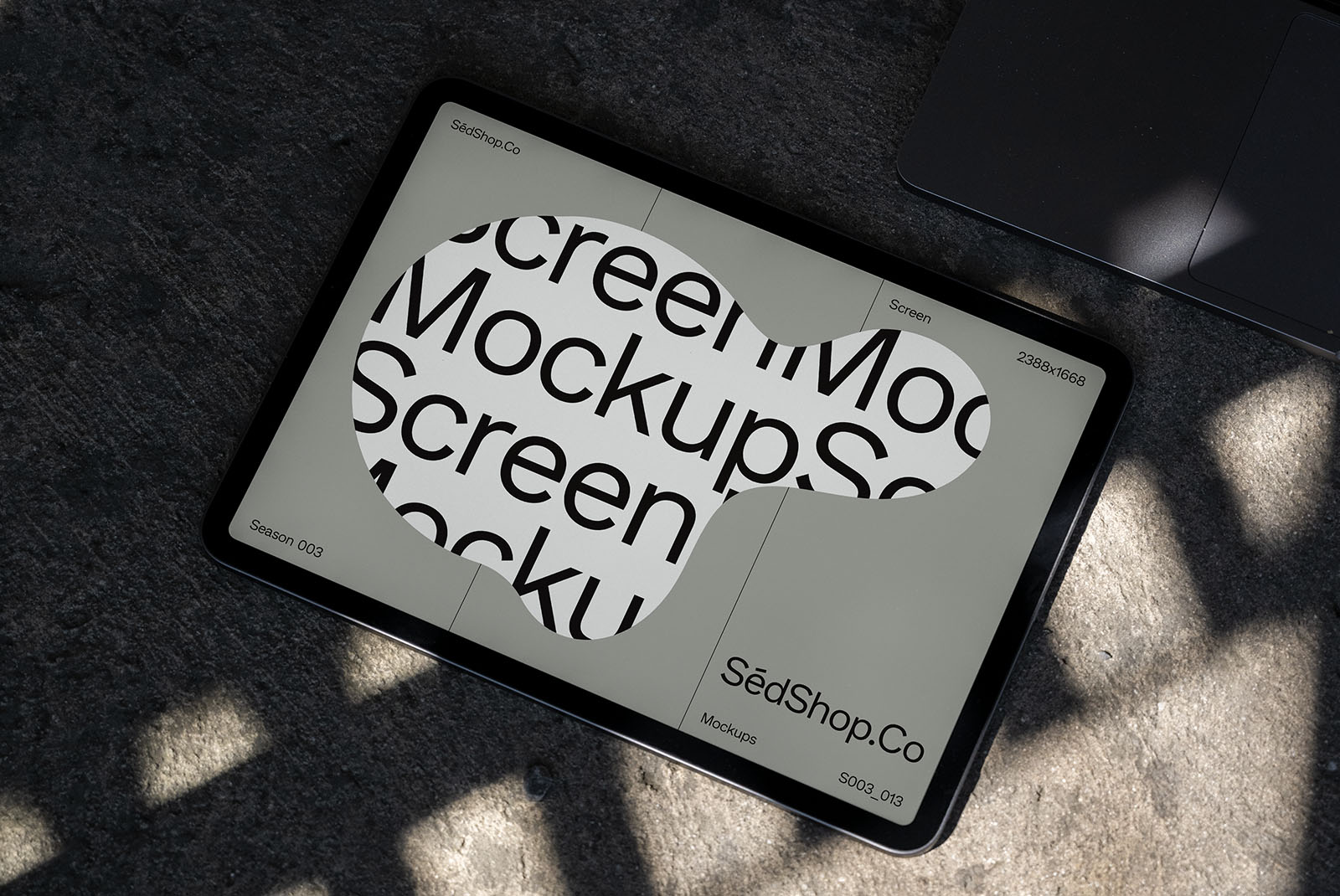 Campaign Builder interface displayed on a tablet on a dark desk